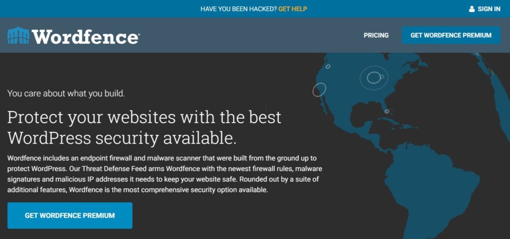 Screenshot of WordPress Security Plugin Wordfence